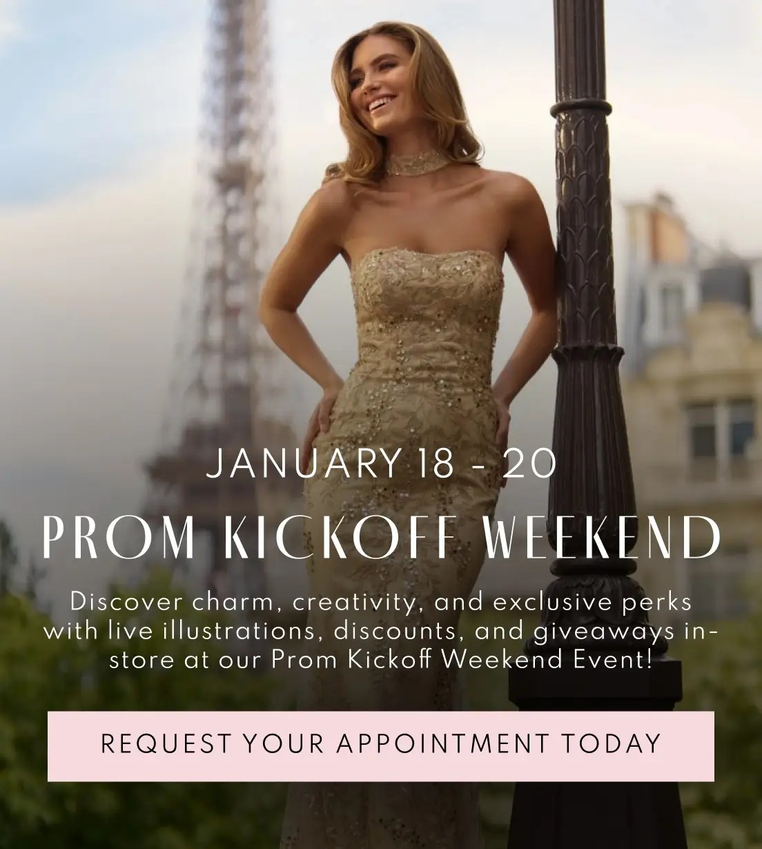 Prom Kickoff Weekend Event Mobile Banner